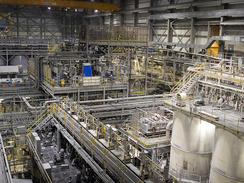 Usine de traitement à haut rendement énergétique